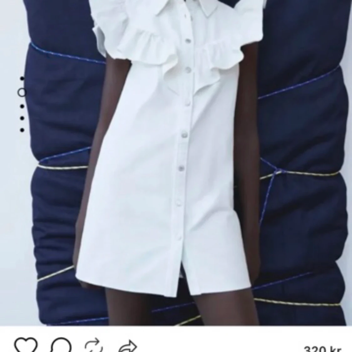 Slutsåld denim klänning från zara - 90