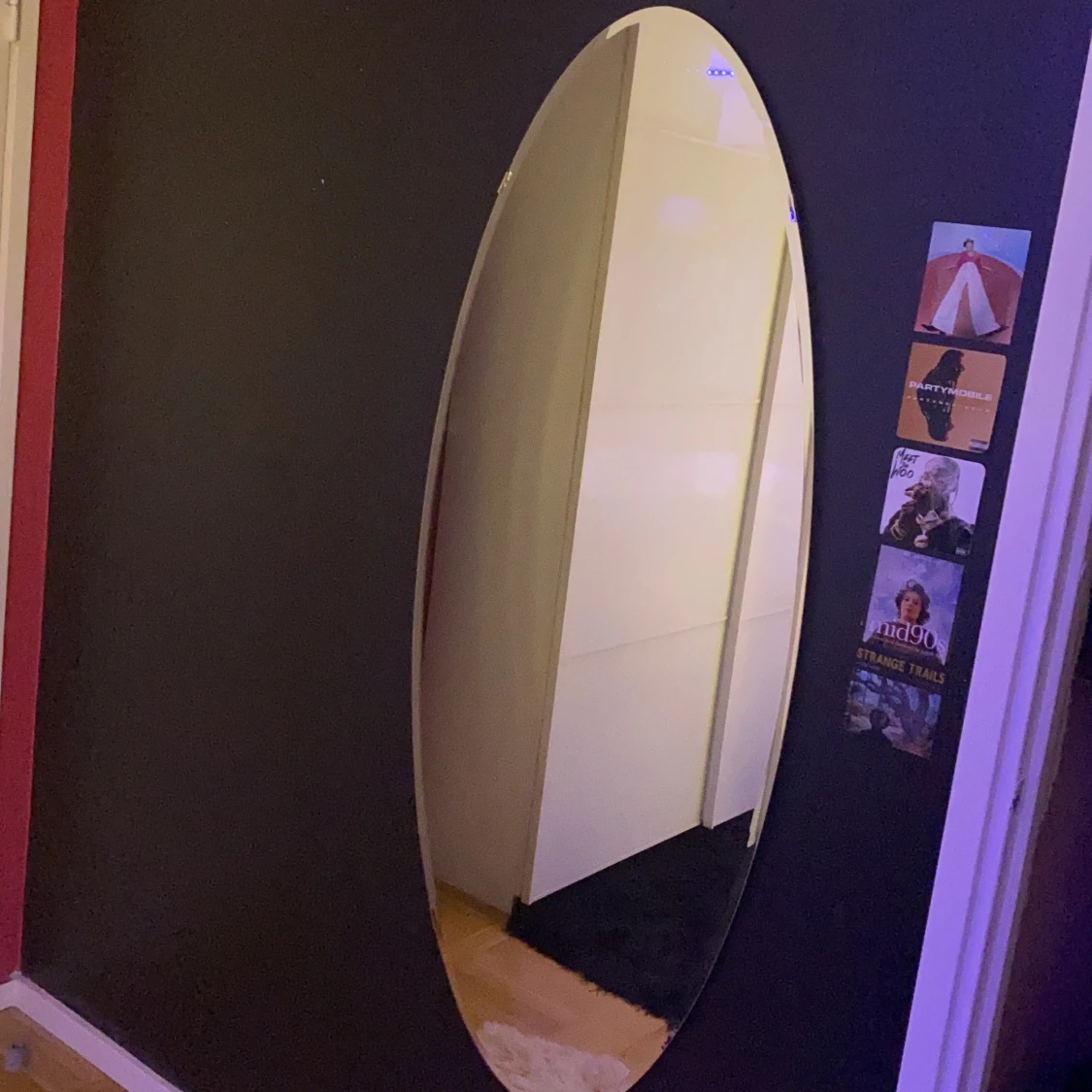 Fin oval spegel - 90