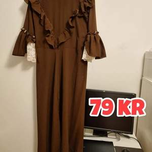Long coffee  brown dress
