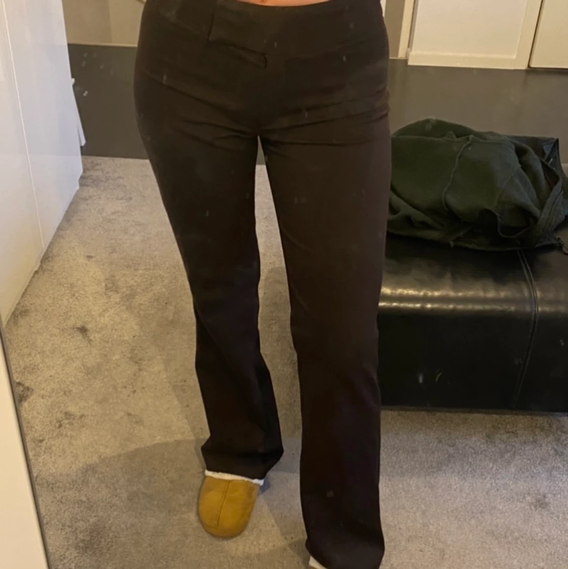 Lågmidjade kostymbyxor  - 90