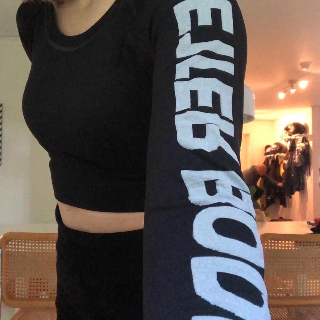 Långärmad träningscroptop, better bodies - 91