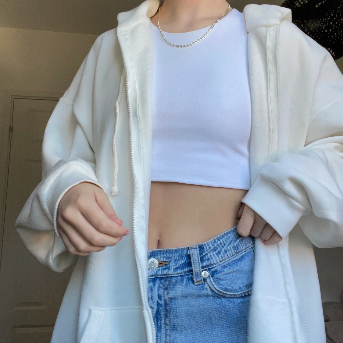 Offwhite zipper Chiquelle