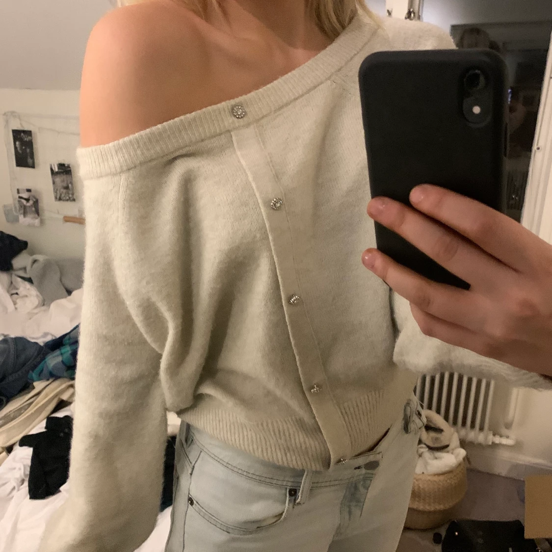 Tröja one shoulder - 90