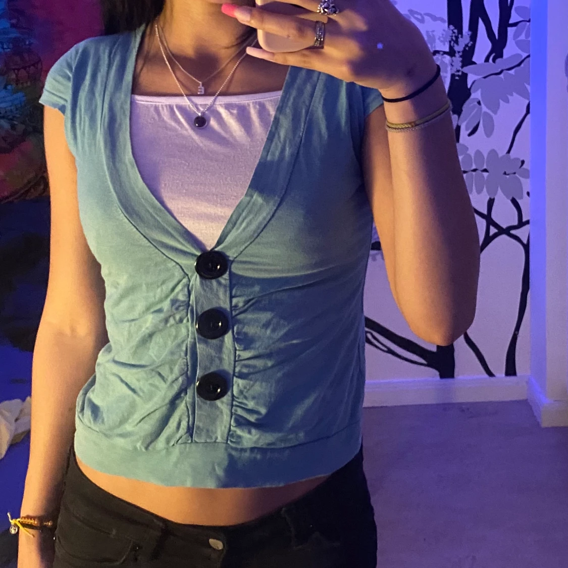 Blå tshirt👕 - 90