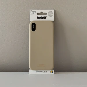 Mobilskal iPhone Xs/X från Holdit  - Aldrig använt. Säljer pga köpte till fel mobil. Färg-Beige