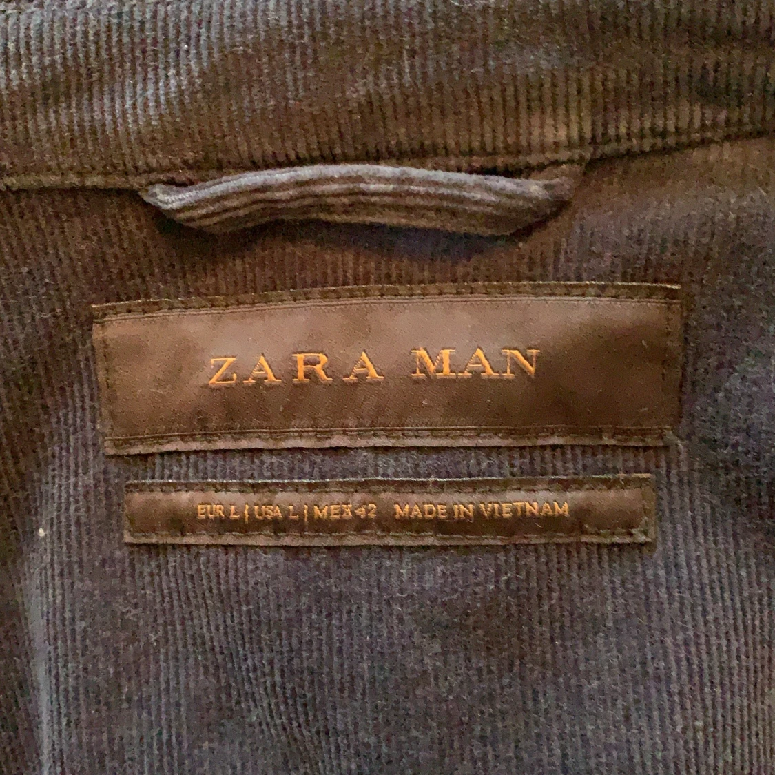 Blå manchesterjacka, L - 91