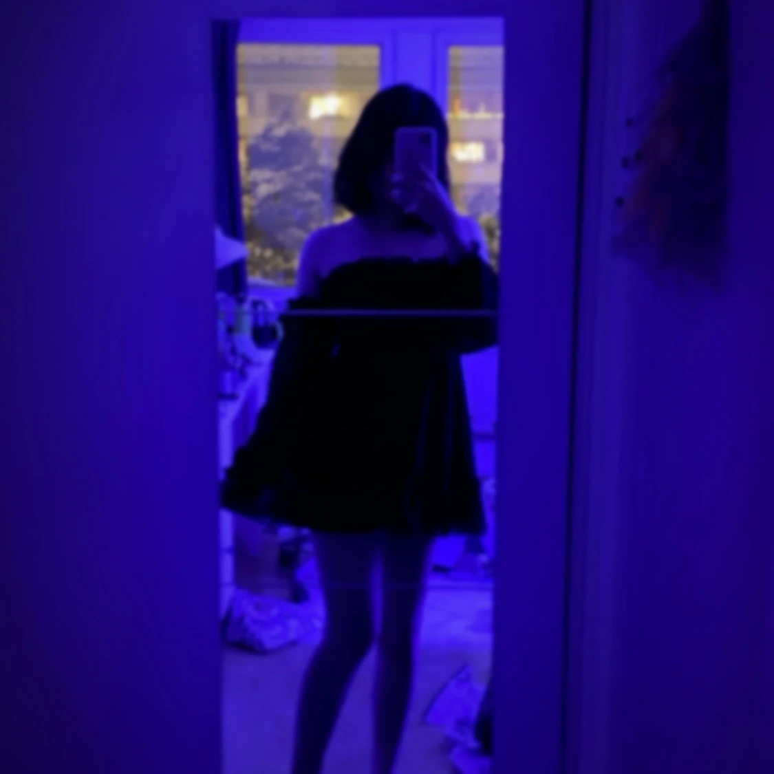 Shein svart klänning S (Passar som M)