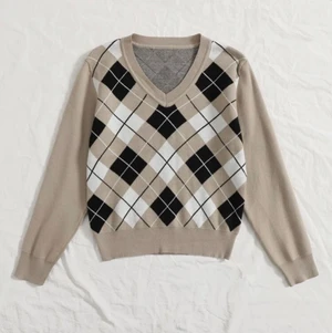 Rutig tröja - Old school cool tröja köpt från shein för 179kr, helt oanvänd och den är bra material så säljer för 150kr inkl frakt 💗