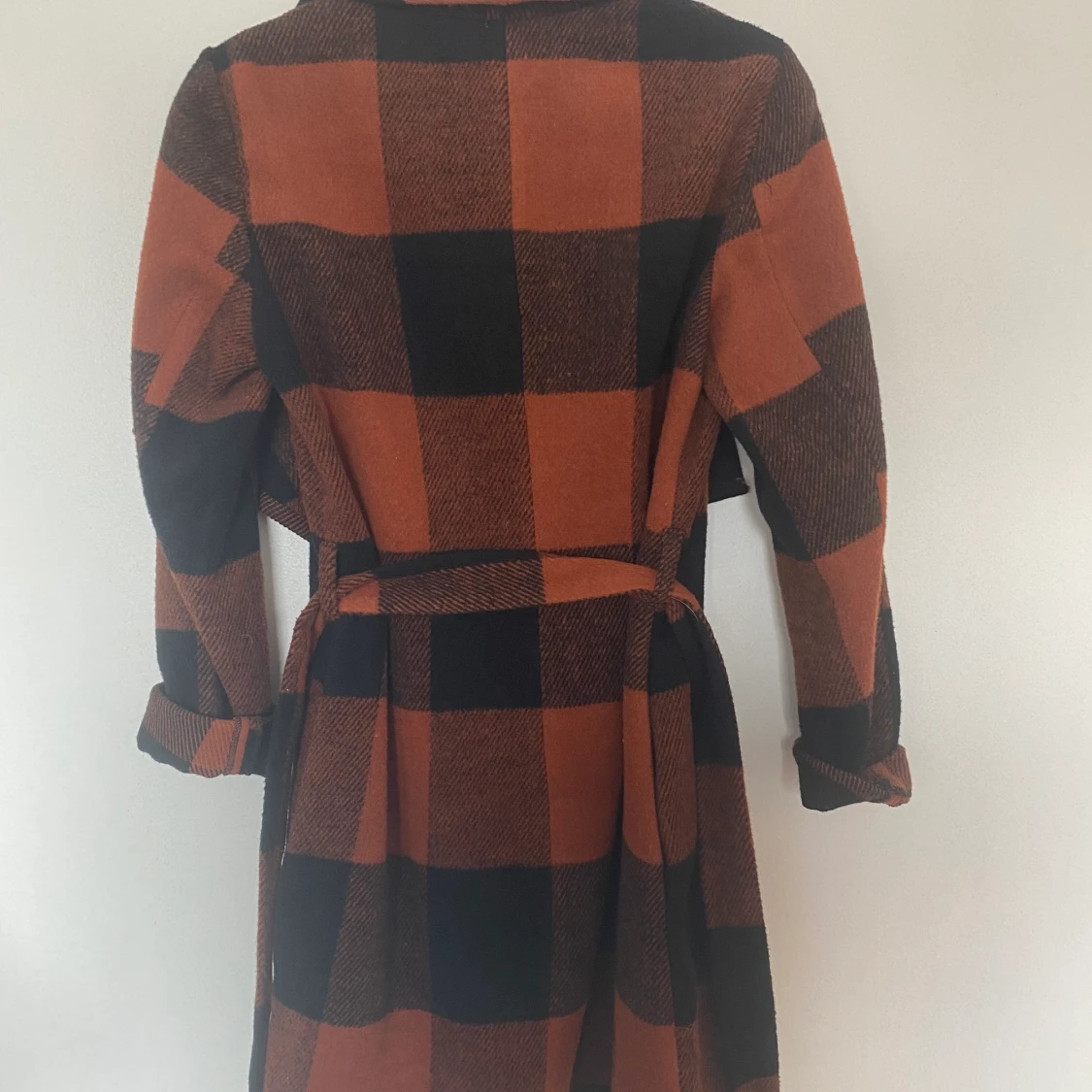 Rutig kappa, använd 1 gång - 91