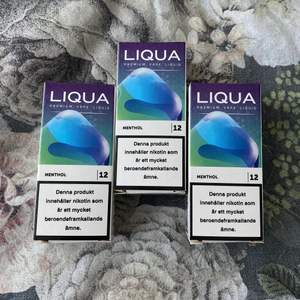 Liqua menthol, 12mg! 50kr/st.
