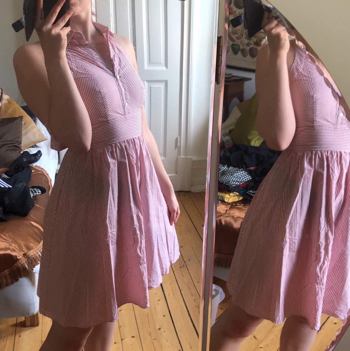 Randig sommarklänning 