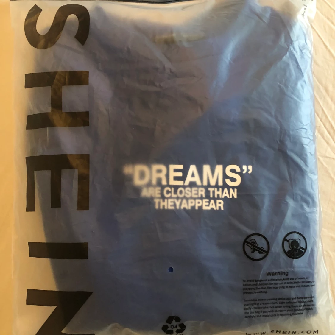 Blå tjocktröja helt ny  - 91