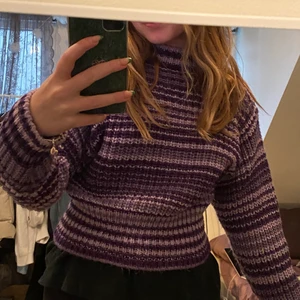 Stickad tröja - Använd 2 gånger skit snygg stickad tröja 