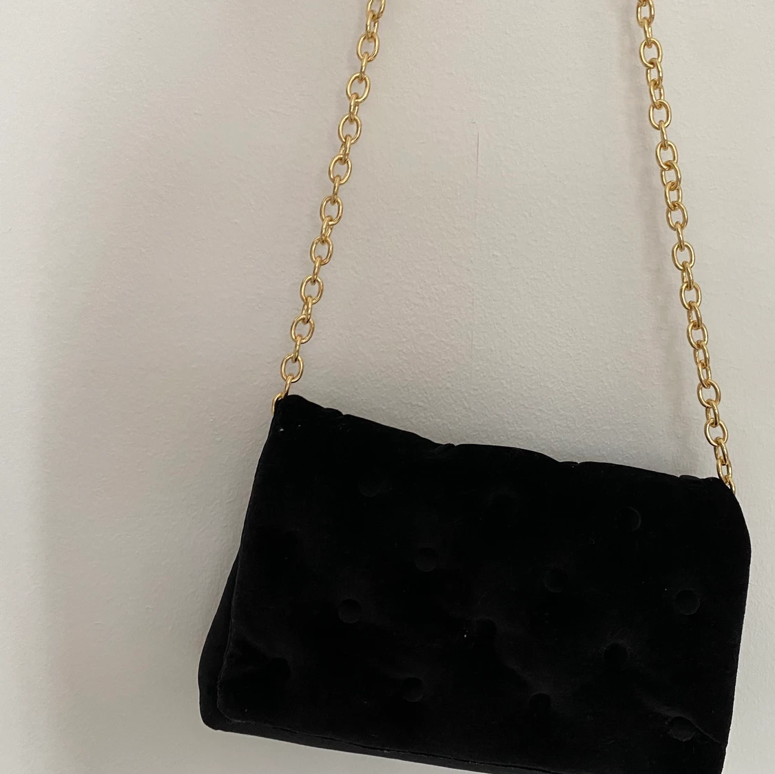 Super fin sammet väska⚡️🖤