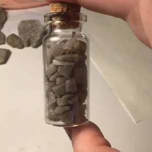 Quartz Shards/Chips Jar - Quartz chips found by me.They weigh 13g.