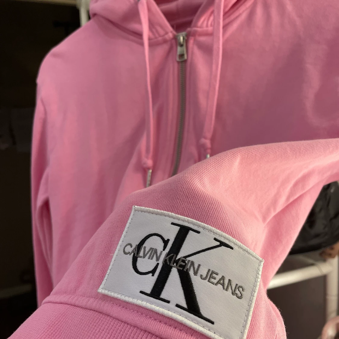 Calvin Klein Jeans rosa tröja  - 90