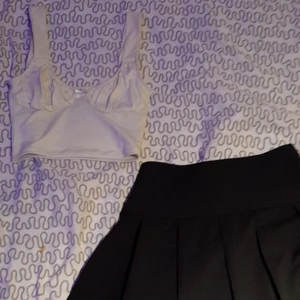Kjol och crop top - 💖Super söta plagg  säljer pga av att jag har bytt still. Köp separat 100 st eller tsm för 199  frakt ingår 💖