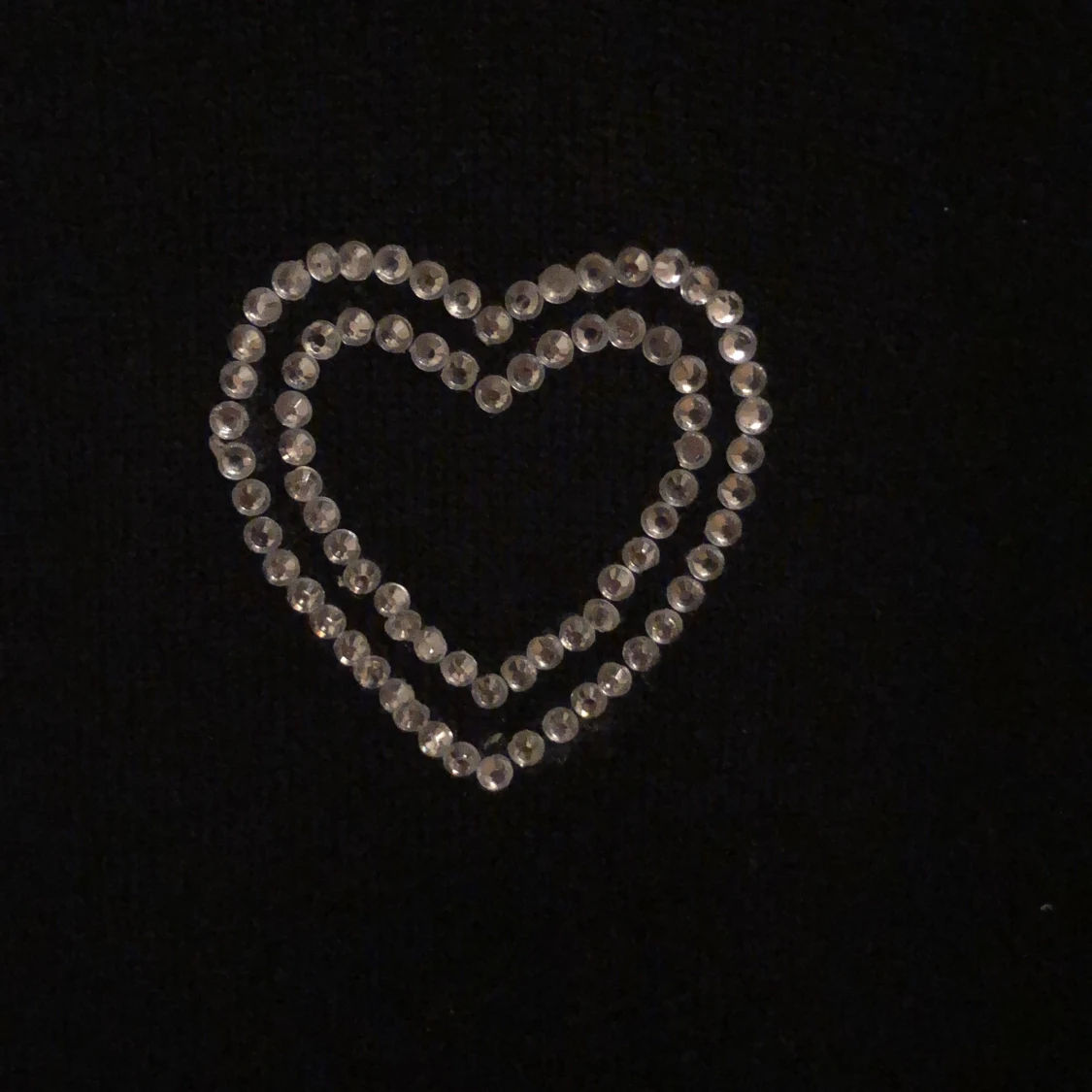 Sweater vest med strass/rhinestones  - 90