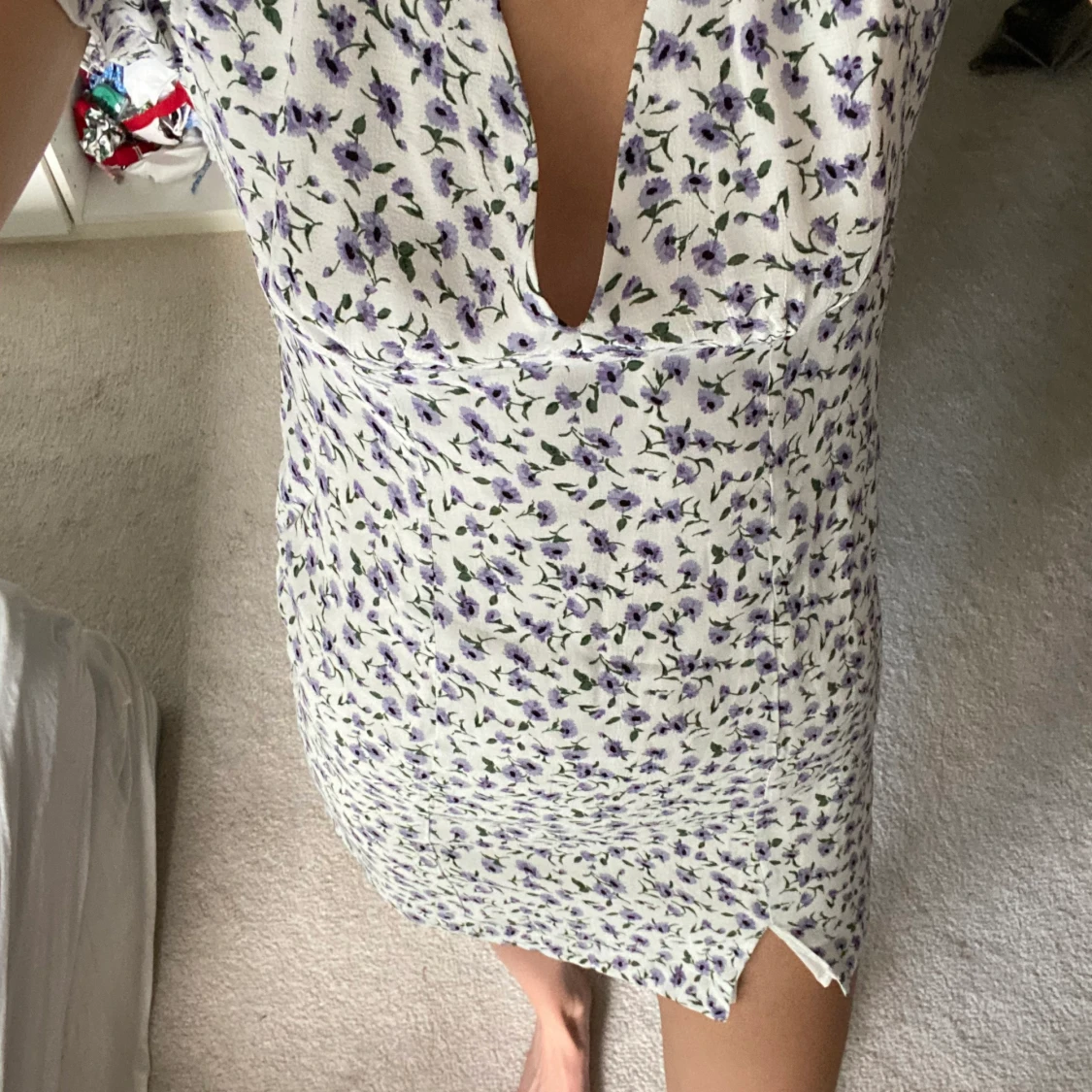 Prislapp kvar , klänning 