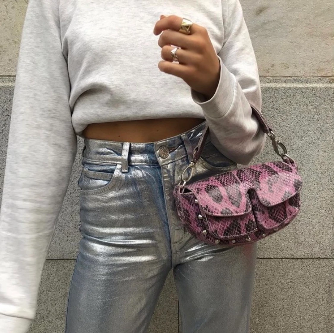 Unlimit bag snake print - 90