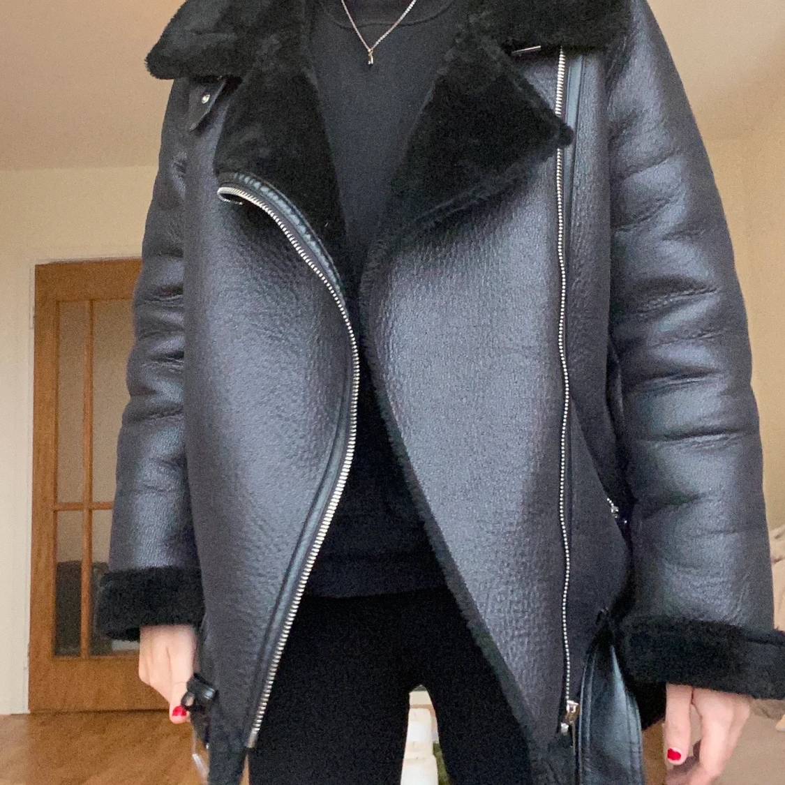 NA-KD BONDED AVIATOR JACKA STL 36