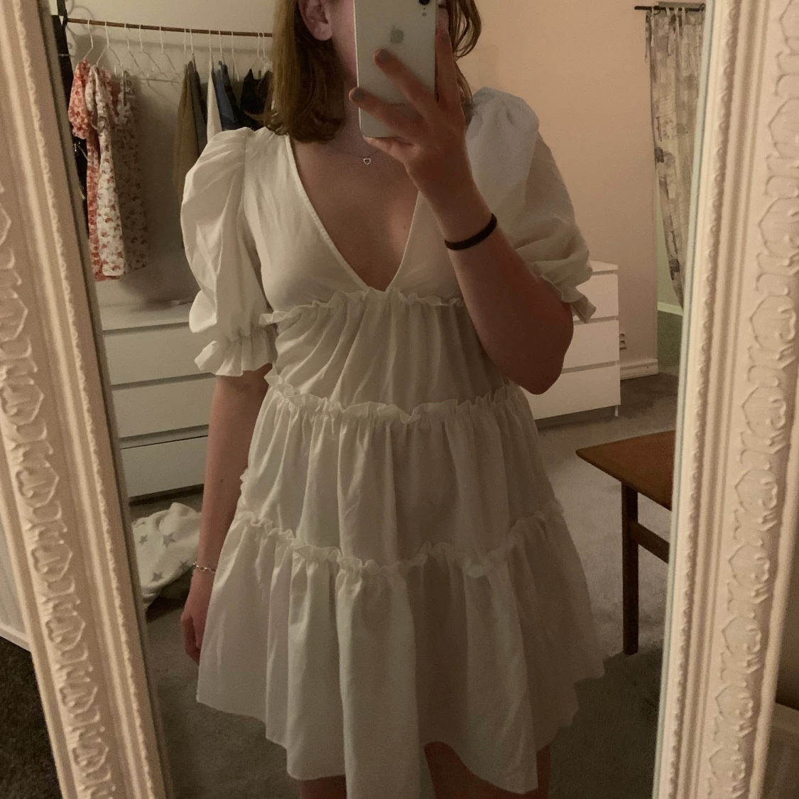 VIT KLÄNNING - 90