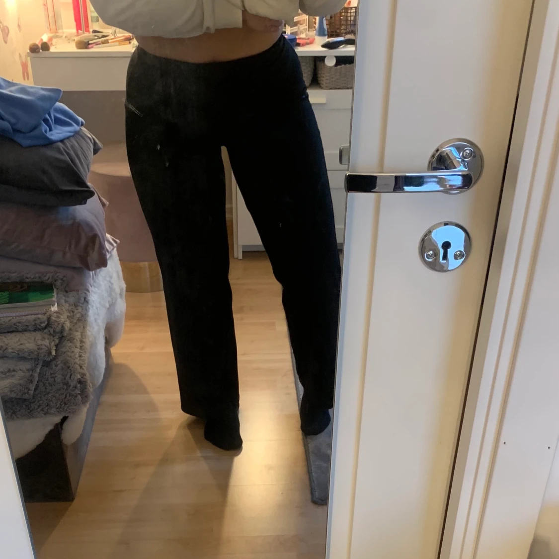 Svarta kostymbyxor  - 90
