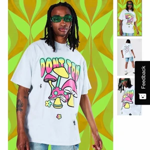 Graphic t-shirt - En vit graphic t-shirt med tryck på framsidan och baksidan. Jag fick hem den idag men gillade inte hur den satt på mig så den är i nyskick och aldrig andvänd, endast testad. Om du vill ha fler bilder eller undrar något mer skicka privat. Om fler är intresserade blir det bud💕