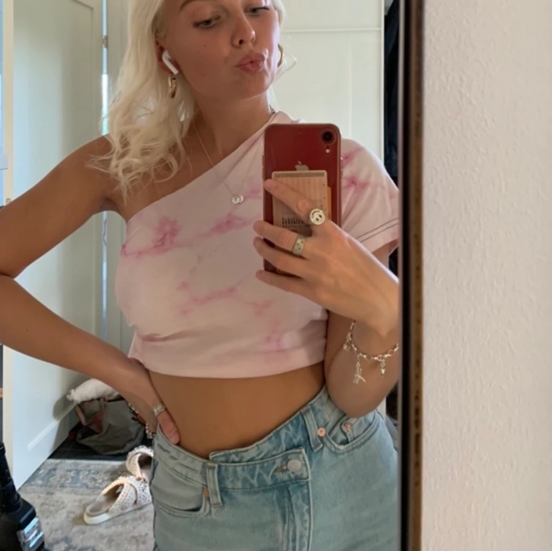 Pink Tie-dye top - 91