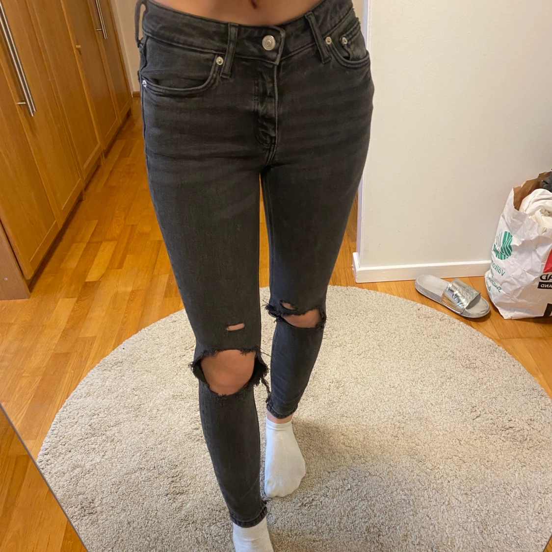 Lågmidjade jeans