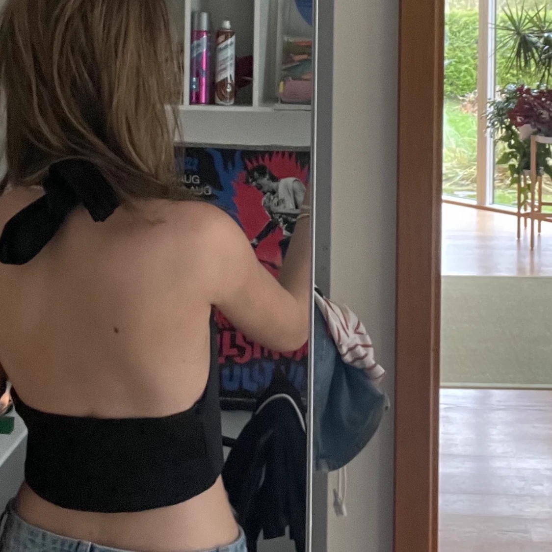 Svart festtopp  - 90