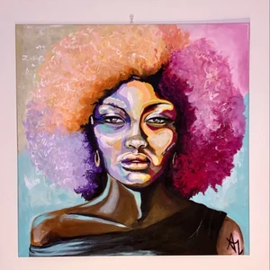 Canvas målning akryl  - Målad av mig 