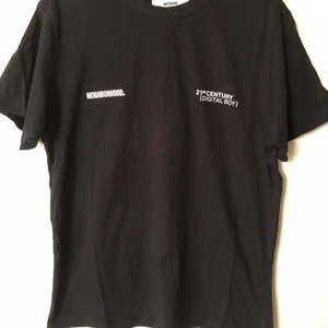 Neighborhood Back Fist Logo Tee - Neighborhood / NBHD Back Fist Logo T-Shirt  Size tag medium, but fits like a men’s small tee.  Great condition, no flaws or damage.  DM if you need exact size measurements.   Buyer pays for all shipping costs. All items sent with tracking number.   No swaps, no trades, no offers. 