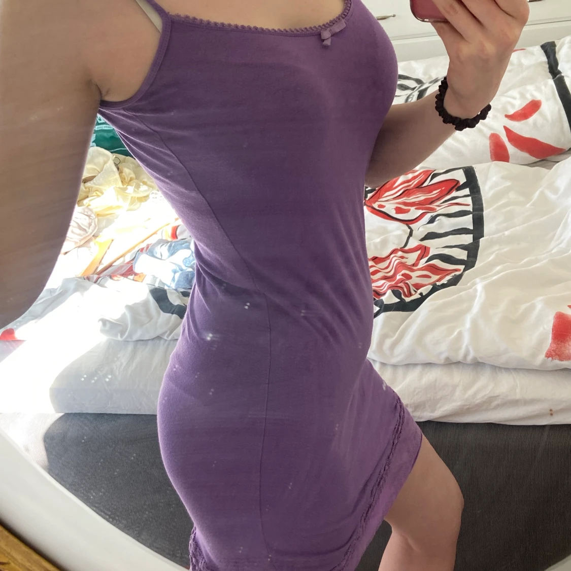 Lila sommarklänning - 91