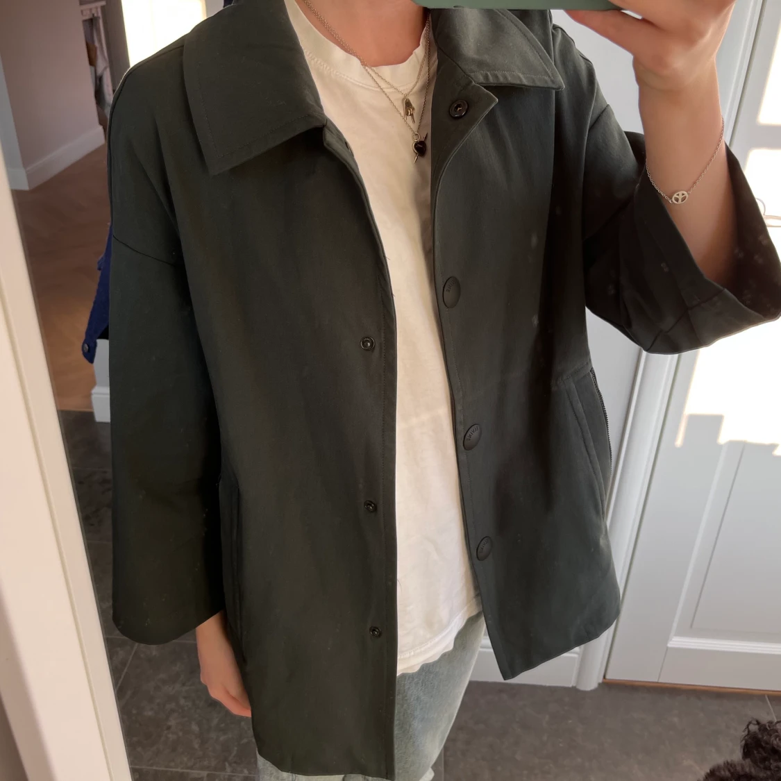 Mörkgrön vårjacka  - 90
