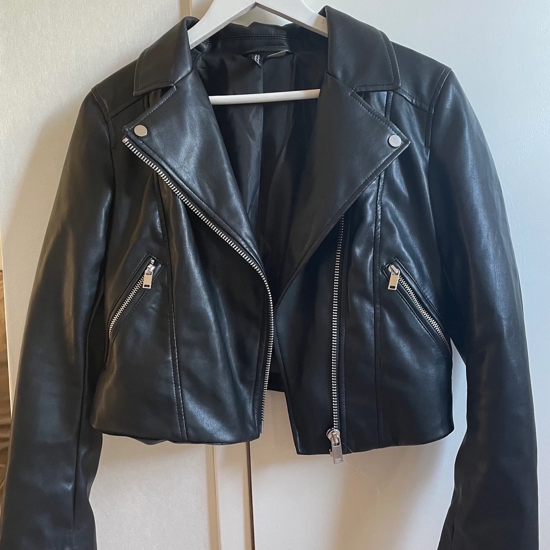 Skinnjacka med tryck - 91