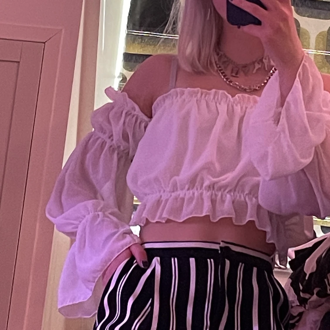 Off-shoulder tröja  - 90