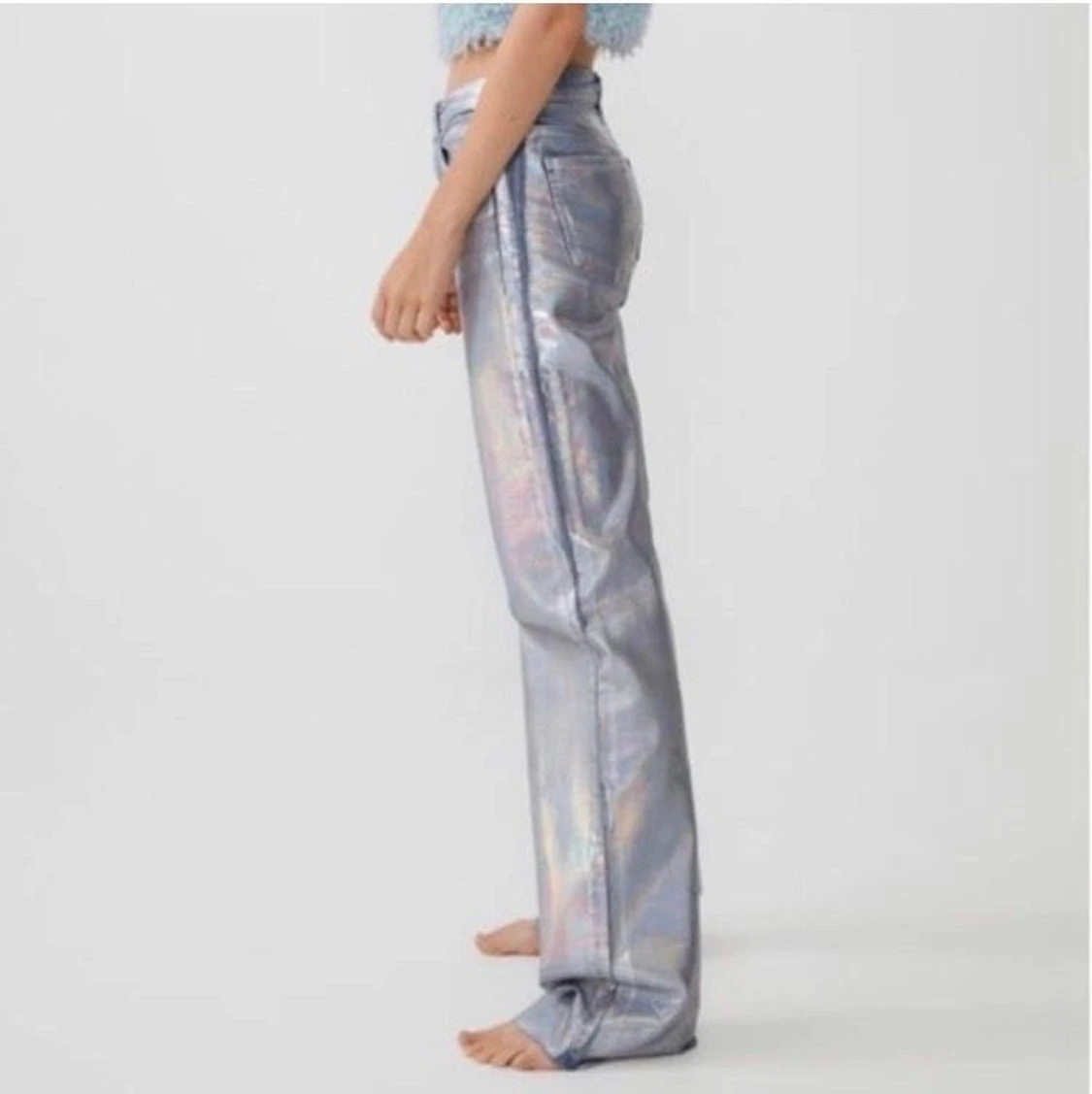 Zara metallic jeans - 91