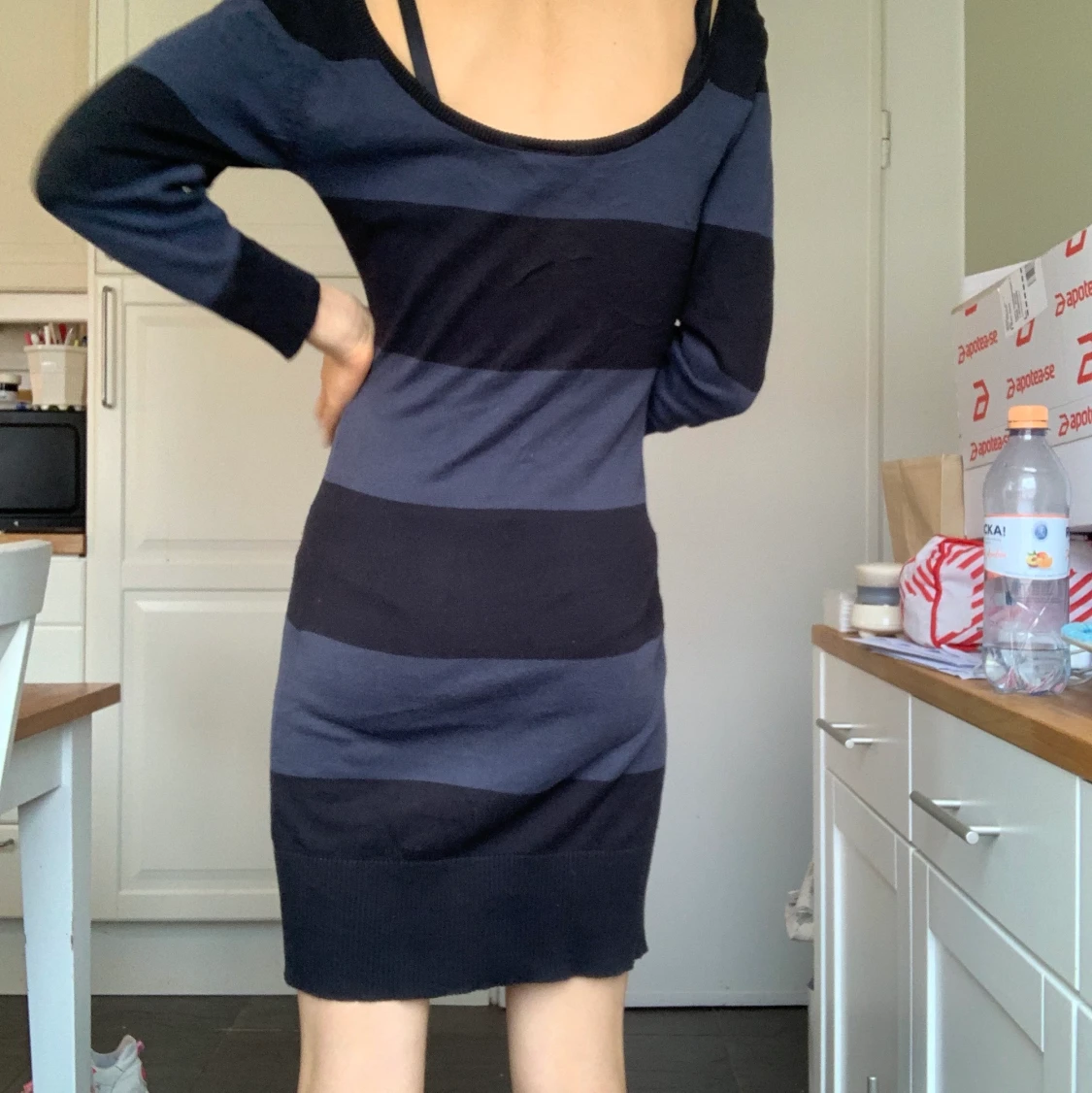 Randig klänning - 90