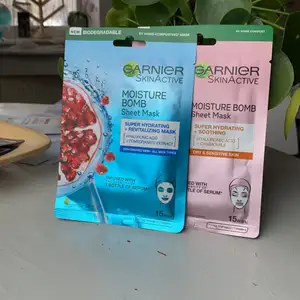 Återfuktande ansiktsmasker ifrån Garnier, 1 för 20, 2 för 35 Ordinarie pris per styck 29-39kr 