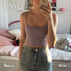 Linne - Ribbat lila linne i en kort modell från Stradivarius 💜