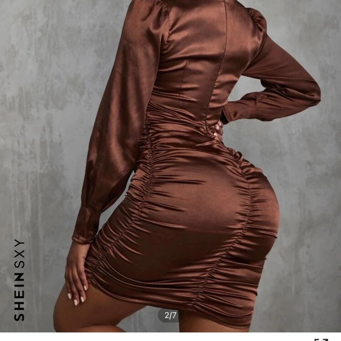 Brun klänning  - 91