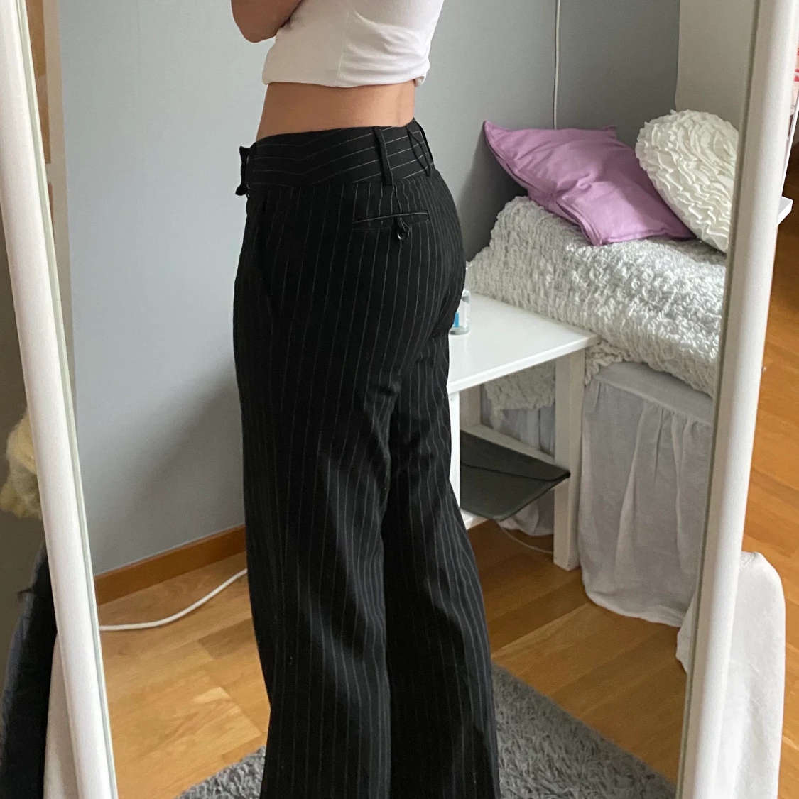 Lågmidjade kostymbyxor - 90