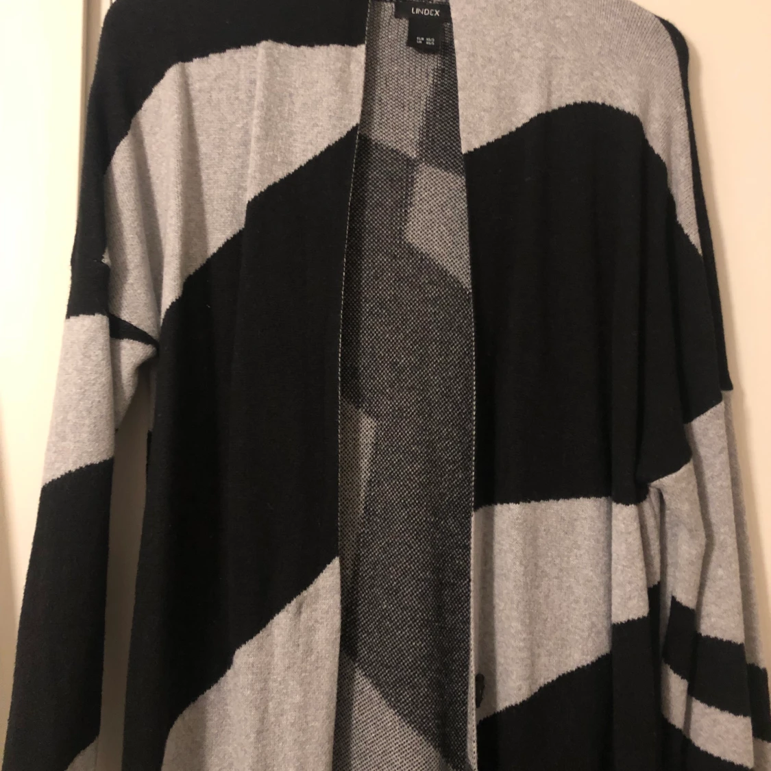 Lång mjuk kofta cardigan kappa Lindex  - 90