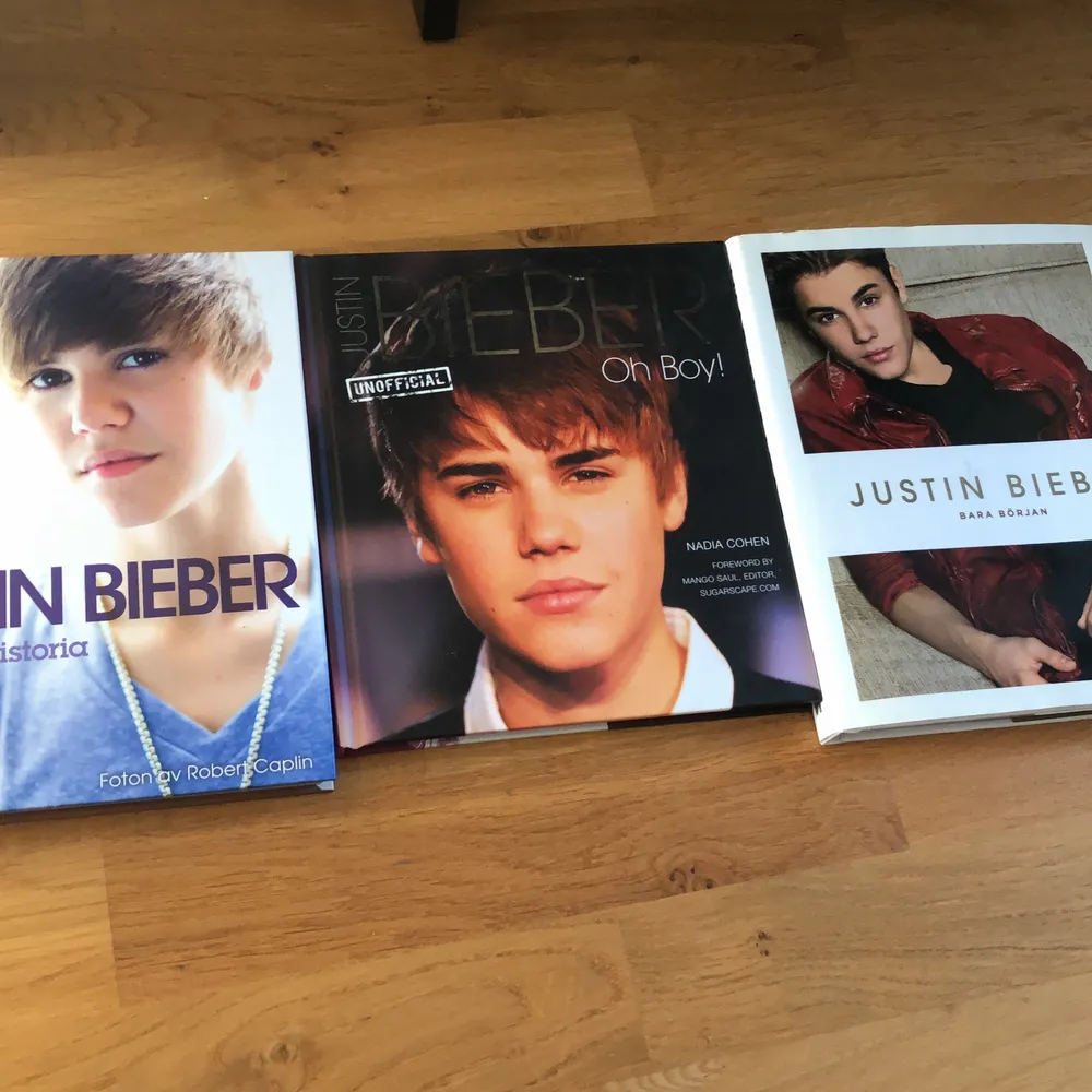 3 olika Justin Bieber böcker. 1 för 99kr eller alla tre för 250kr. Alla är i nyskick. Övrigt.