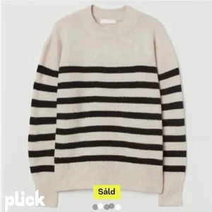 Randig tröja - Säljer min stickade tröja från hm då den inte kommmer till användning (lånad bild) 