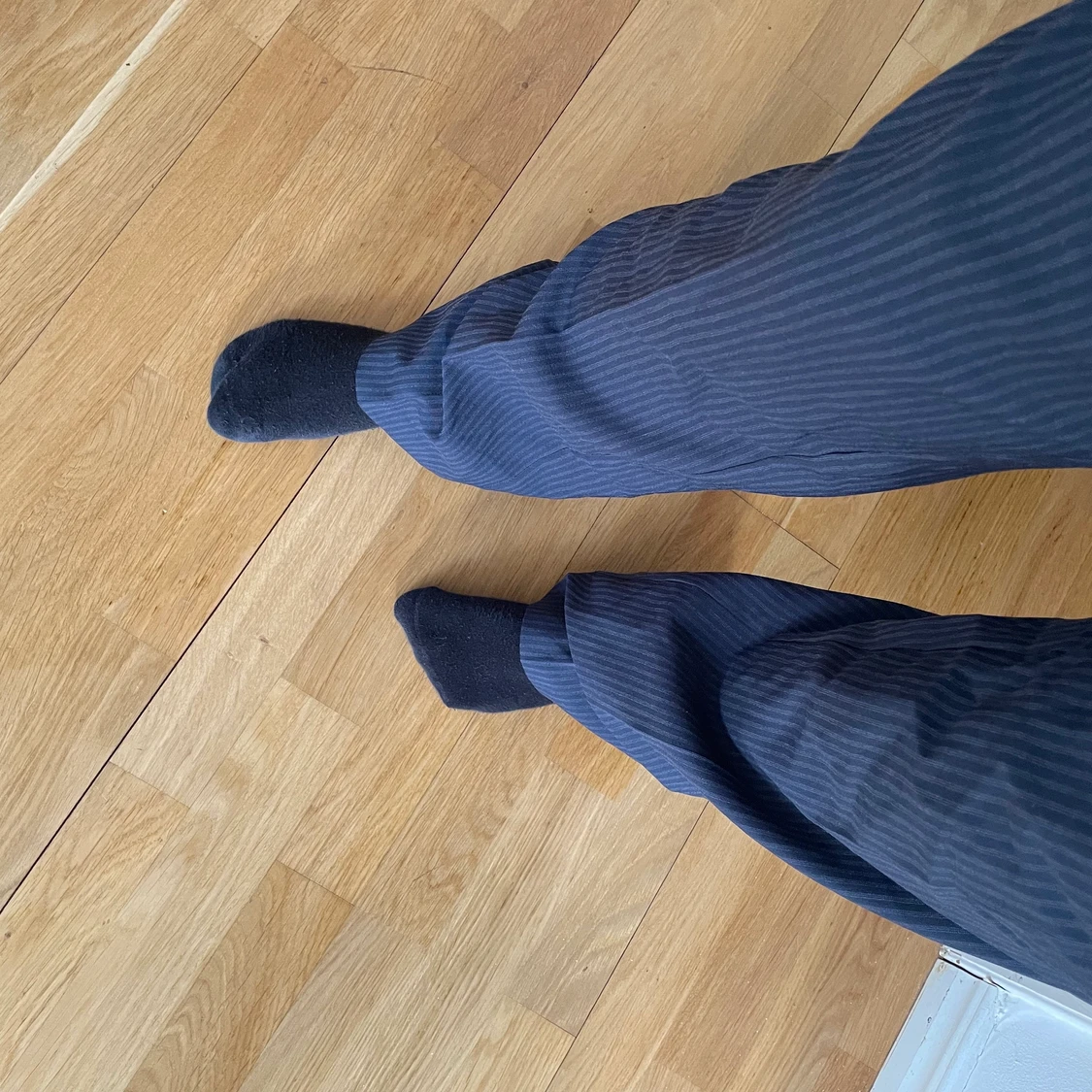 Blå kostymbyxa - 91