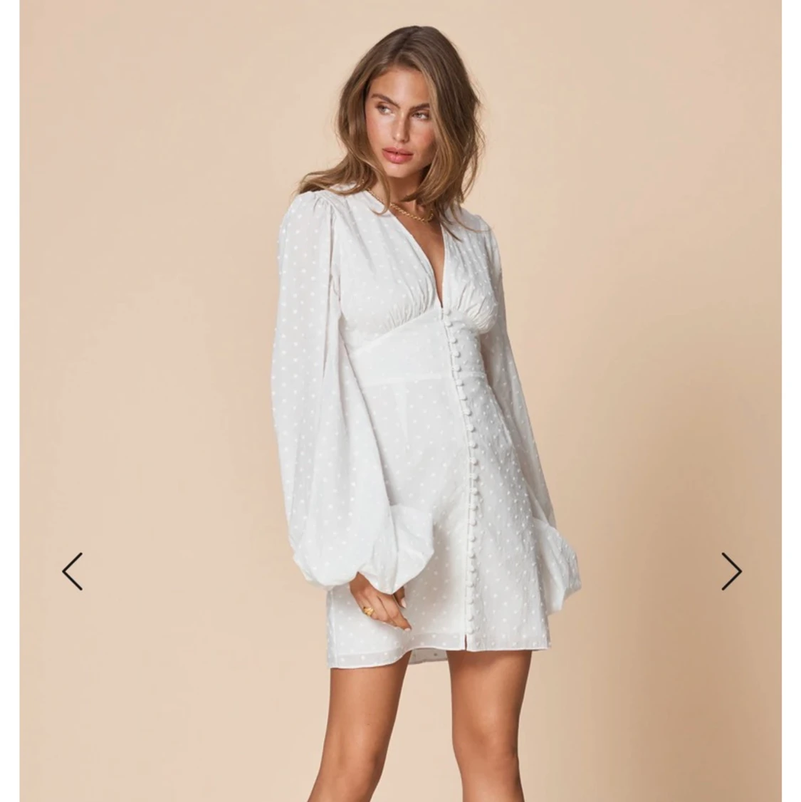 Vit adoore klänning  - 90