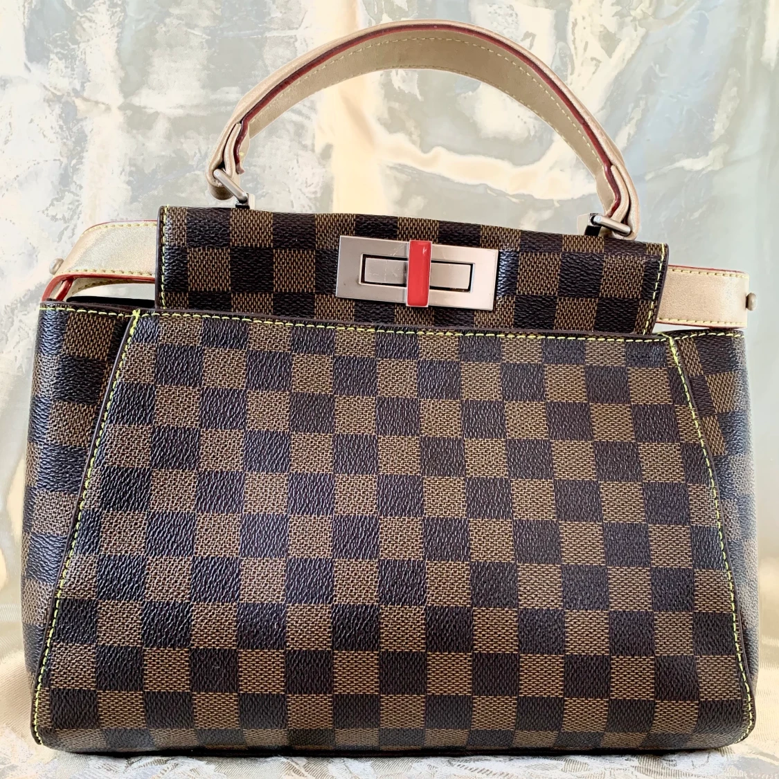 Handväska med axelrem Brun - 90