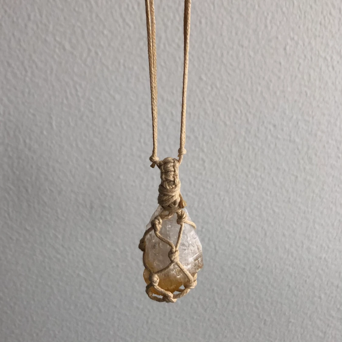 Citrin halsband - 90